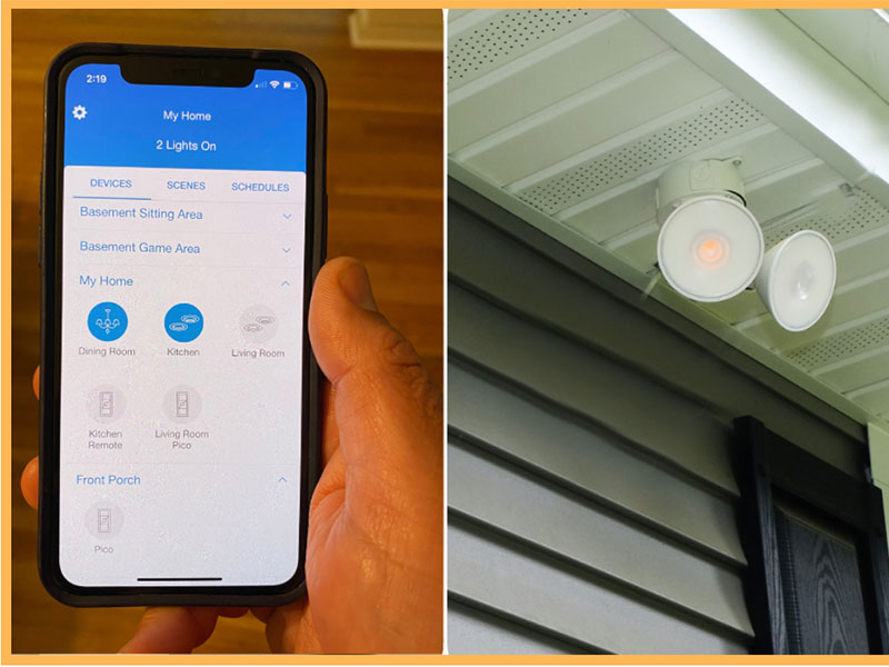 smart light controlling from phone